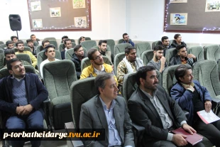 حضور ریاست آموزشکده فنی و حرفه ای تربت حیدریه درهمایش بصیرتی بسیج دانشجویی شهرستان 3