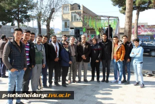 گزارش تصویری از حضورریاست کارکنان اساتید و دانشجویان آموزشکده فنی و حرفه ای تربت حیدریه در راهپیمائی ضد استکباری 13 آبان 4