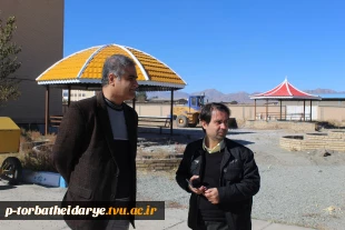 گزارش تصویری از مراحل ساخت پارکینگ کارکنان و تسطیح محوطه آموزشکده فنی و حرفه ای تربت حیدریه 3