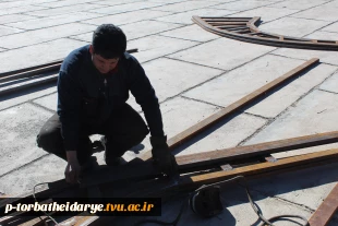گزارش تصویری از مراحل ساخت پارکینگ کارکنان و تسطیح محوطه آموزشکده فنی و حرفه ای تربت حیدریه 6