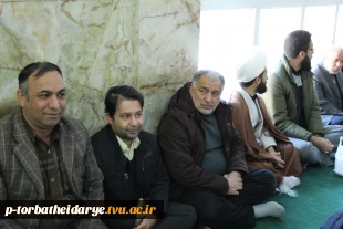 حضور ریاست،اساتید،کارکنان و دانشجویان آموزشکده فنی و حرفه ای در مراسم روز بصیرت تربت حیدریه 2