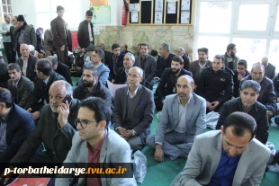 حضور ریاست،اساتید،کارکنان و دانشجویان آموزشکده فنی و حرفه ای در مراسم روز بصیرت تربت حیدریه 3